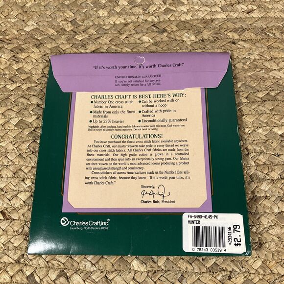 Lot Of‎ 3 Charles Craft Cross Stitch 14ct 20ct Aida Irish Linen - Picture 8 of 10